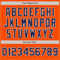 Custom Orange Navy-White Authentic Baseball Jersey