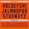 Custom Orange Orange-Navy Authentic Baseball Jersey