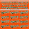 Custom Orange Green-White Authentic Baseball Jersey