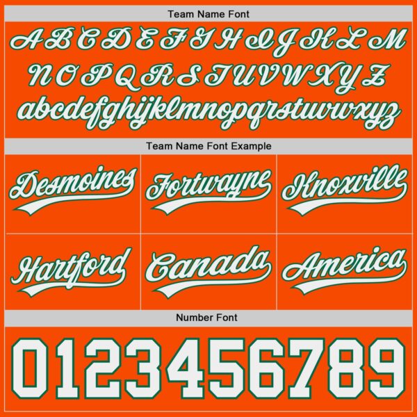 Custom Orange White-Kelly Green Authentic Throwback Basketball Shorts