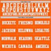 Custom Orange White-Gray Mesh Authentic Football Jersey