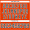 Custom Orange Steel Gray-White Authentic Baseball Jersey