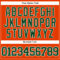 Custom Orange Green-White Authentic Baseball Jersey