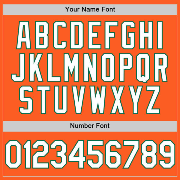 Custom Orange White-Kelly Green Authentic Throwback Baseball Jersey