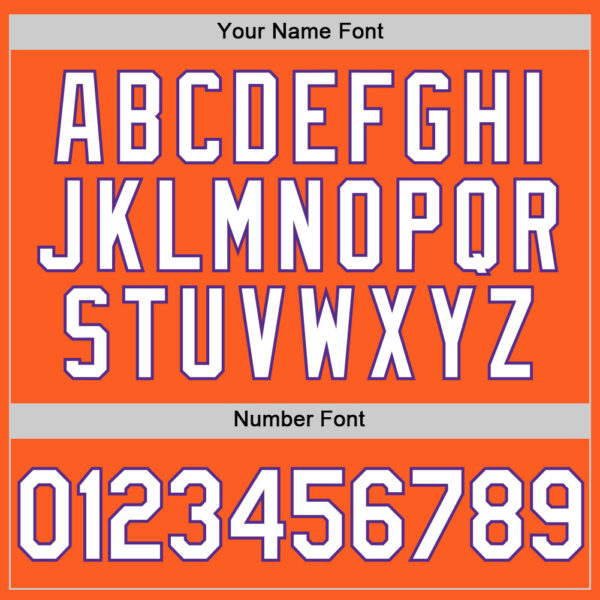 Custom Orange White-Purple Authentic Throwback Baseball Jersey