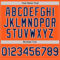 Custom Orange Navy-White Mesh Authentic Throwback Baseball Jersey