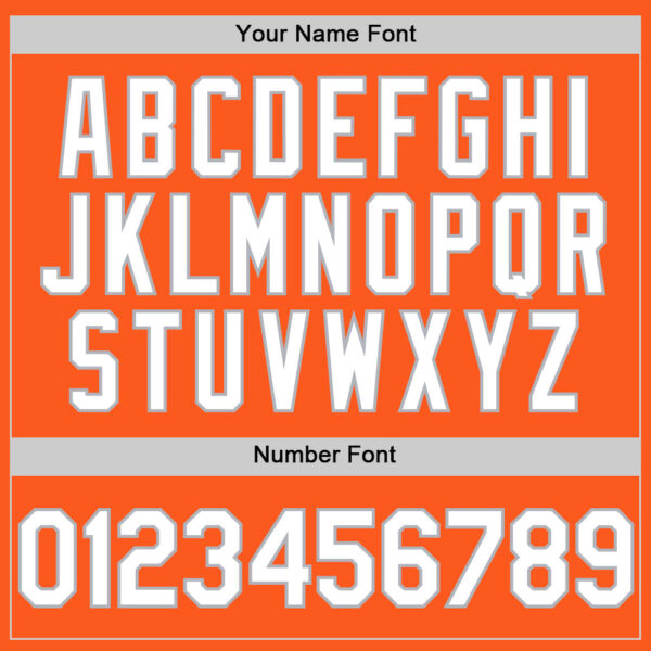 Custom Orange White-Gray Mesh Authentic Throwback Baseball Jersey