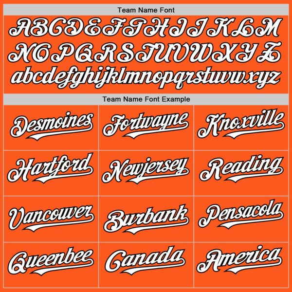 Custom Orange White-Black Mesh Authentic Throwback Baseball Jersey