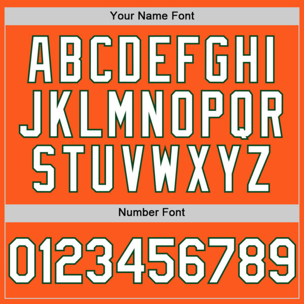 Custom Orange White-Green Mesh Authentic Throwback Baseball Jersey