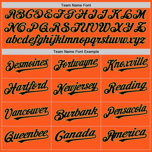 Custom Orange Black-Old Gold Mesh Authentic Throwback Baseball Jersey