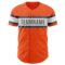 Custom Orange Steel Gray-White Authentic Baseball Jersey