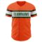 Custom Orange Green-White Authentic Baseball Jersey