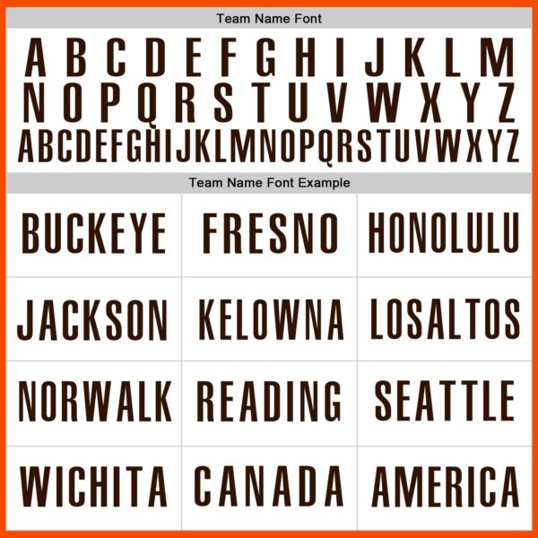 Custom Orange Brown-White Authentic Baseball Jersey