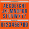 Custom Orange Navy-White Authentic Baseball Jersey
