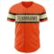 Custom Orange Olive-Cream Authentic Baseball Jersey