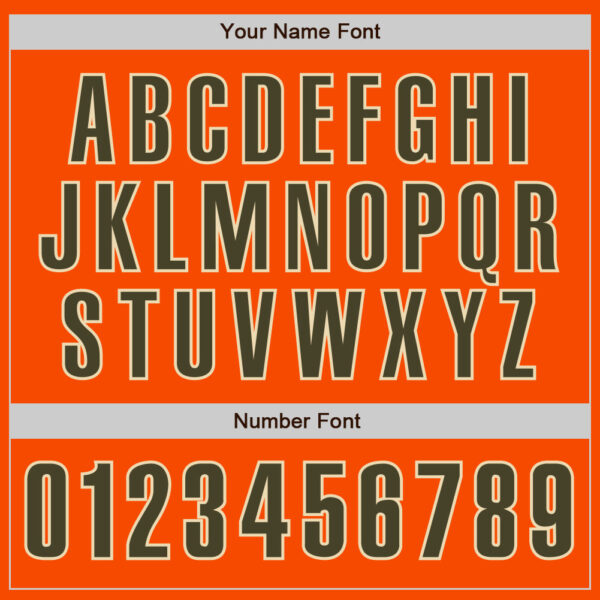 Custom Orange Olive-Cream Authentic Baseball Jersey