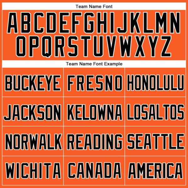 Custom Orange Black-White Mesh Authentic Throwback Baseball Jersey