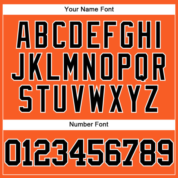 Custom Orange Black-White Mesh Authentic Throwback Baseball Jersey