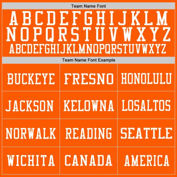 Custom Orange White Mesh Authentic Throwback Football Jersey