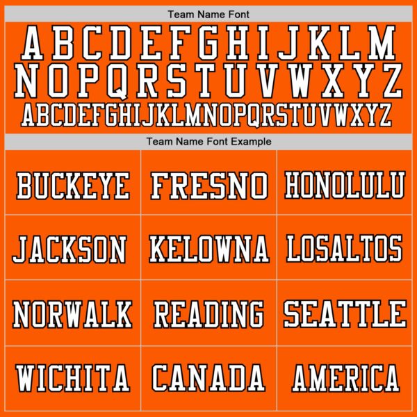 Custom Orange White-Black Mesh Authentic Throwback Football Jersey