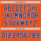 Custom Orange Royal-White Authentic Baseball Jersey