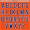 Custom Orange Royal-White Authentic Baseball Jersey