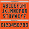 Custom Orange Black-White Authentic Baseball Jersey