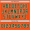 Custom Orange Green-White Authentic Baseball Jersey