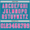 PantherBlue0087-3 Custom Panther Blue Pink-White Mesh Authentic Throwback Football Jersey