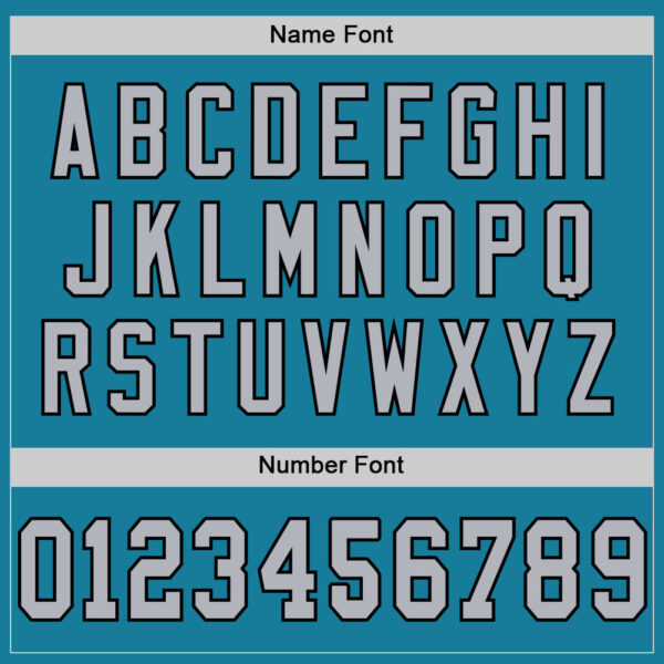 Custom Panther Blue Gray-Black Mesh Authentic Throwback Football Jersey