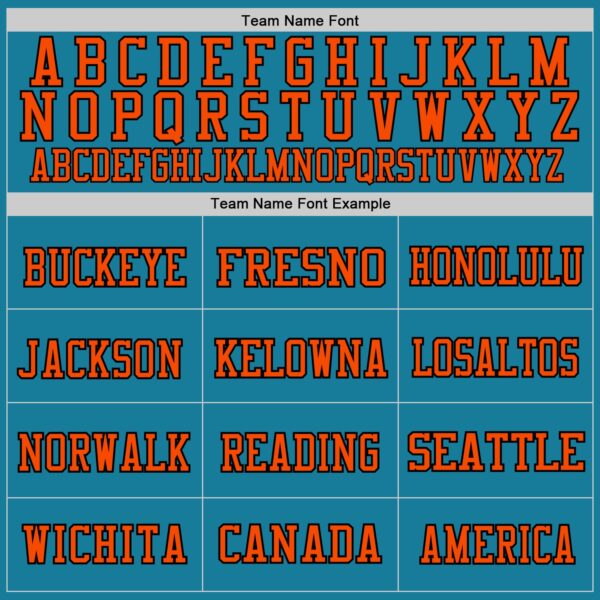 Custom Panther Blue Orange-Black Mesh Authentic Throwback Football Jersey