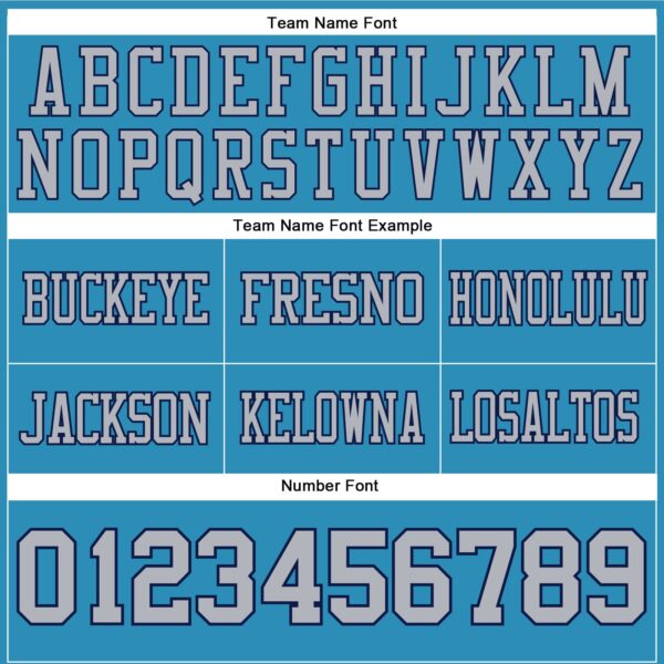 Custom Panther Blue Gray-Navy Authentic Football Jersey