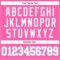 Custom Pink White-Light Blue Authentic Baseball Jersey