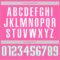 Custom Pink White-Kelly Green Authentic Baseball Jersey