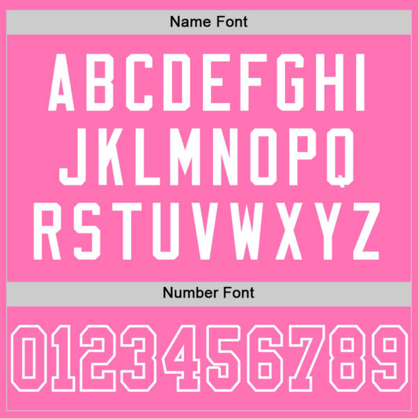 Custom Pink Pink-White Mesh Authentic Football Jersey