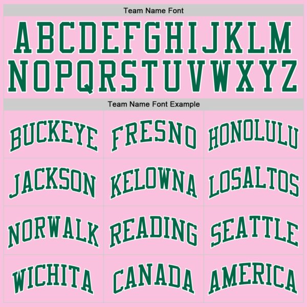 Custom Light Pink Kelly Green-White Authentic Throwback Basketball Jersey