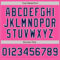 Custom Pink Navy-White Authentic Baseball Jersey