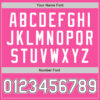 Custom Pink White-Black Authentic Baseball Jersey