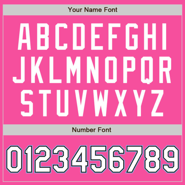 Custom Pink White Black-Light Blue Authentic Baseball Jersey