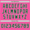 Custom Pink Green-White Authentic Baseball Jersey