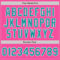 Custom Pink Teal-White Authentic Baseball Jersey