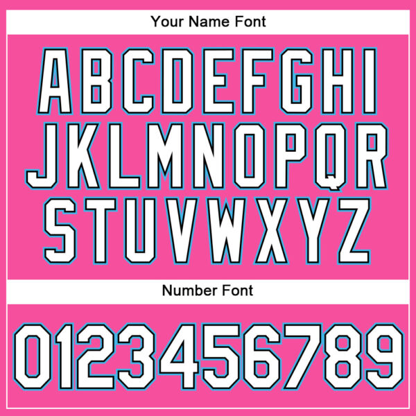 Custom Pink White Pinstripe Sky Blue Authentic Baseball Jersey