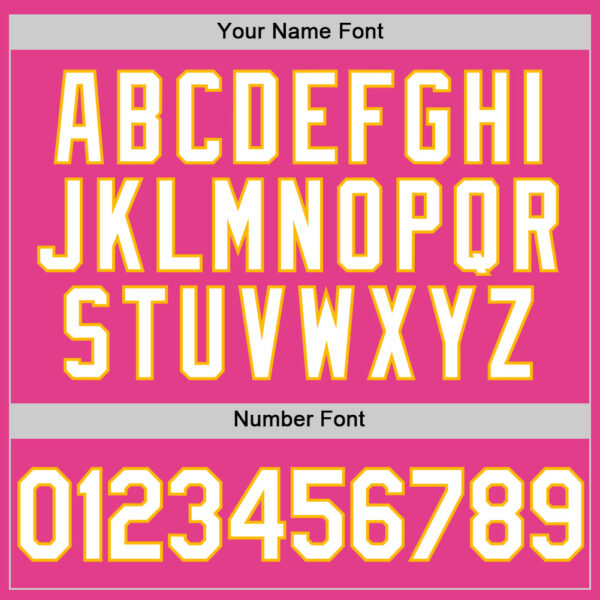 Custom Pink White-Gold Authentic Throwback Baseball Jersey