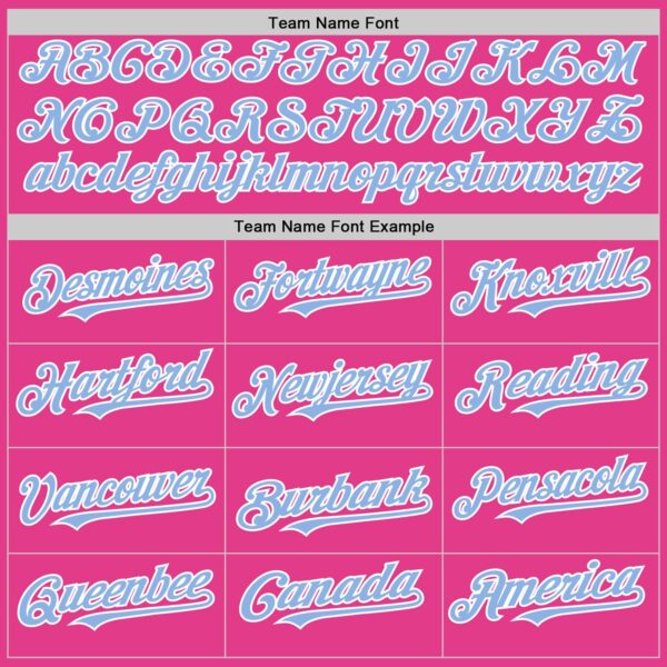 Custom Pink Light Blue-White Mesh Authentic Throwback Baseball Jersey