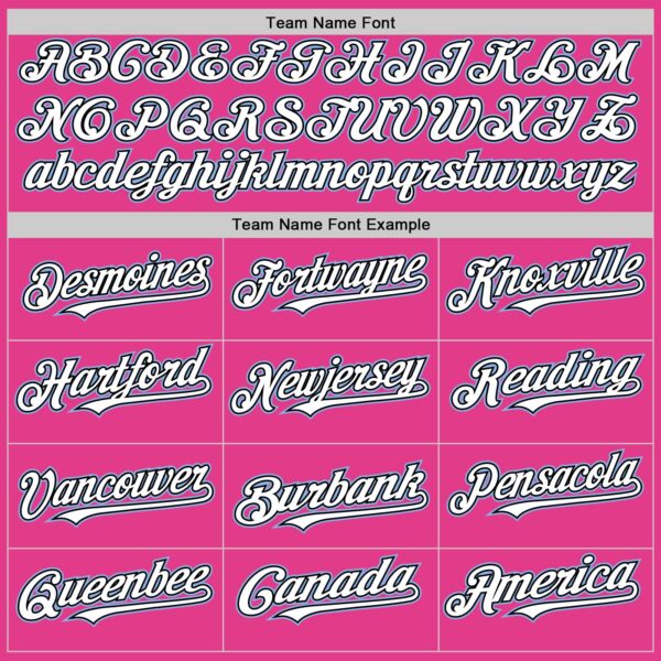 Custom Pink Black-Light Blue Mesh Authentic Throwback Baseball Jersey