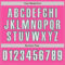 Custom Pink White-Kelly Green Authentic Baseball Jersey