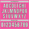 Custom Pink White-Green Authentic Baseball Jersey