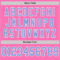 Custom Pink Light Blue-White Mesh Authentic Throwback Football Jersey