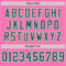 Custom Pink Kelly Green-White Mesh Authentic Throwback Football Jersey