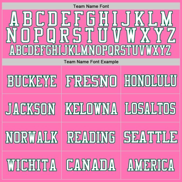 Custom Pink White-Kelly Green Mesh Authentic Throwback Football Jersey